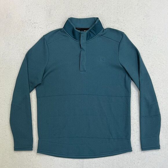 Under Armour Other - Mens Under Armour Blue 1/4 Snap Golf Lightweight Pullover Sweatshirt Size Medium